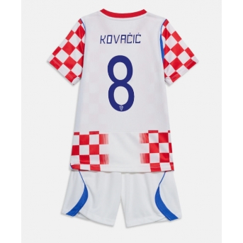 Billige Fotballdrakt Kroatia Mateo Kovacic #8 Replika Hjemmedraktsett Barn VM 2026 Kortermet (med bukser)